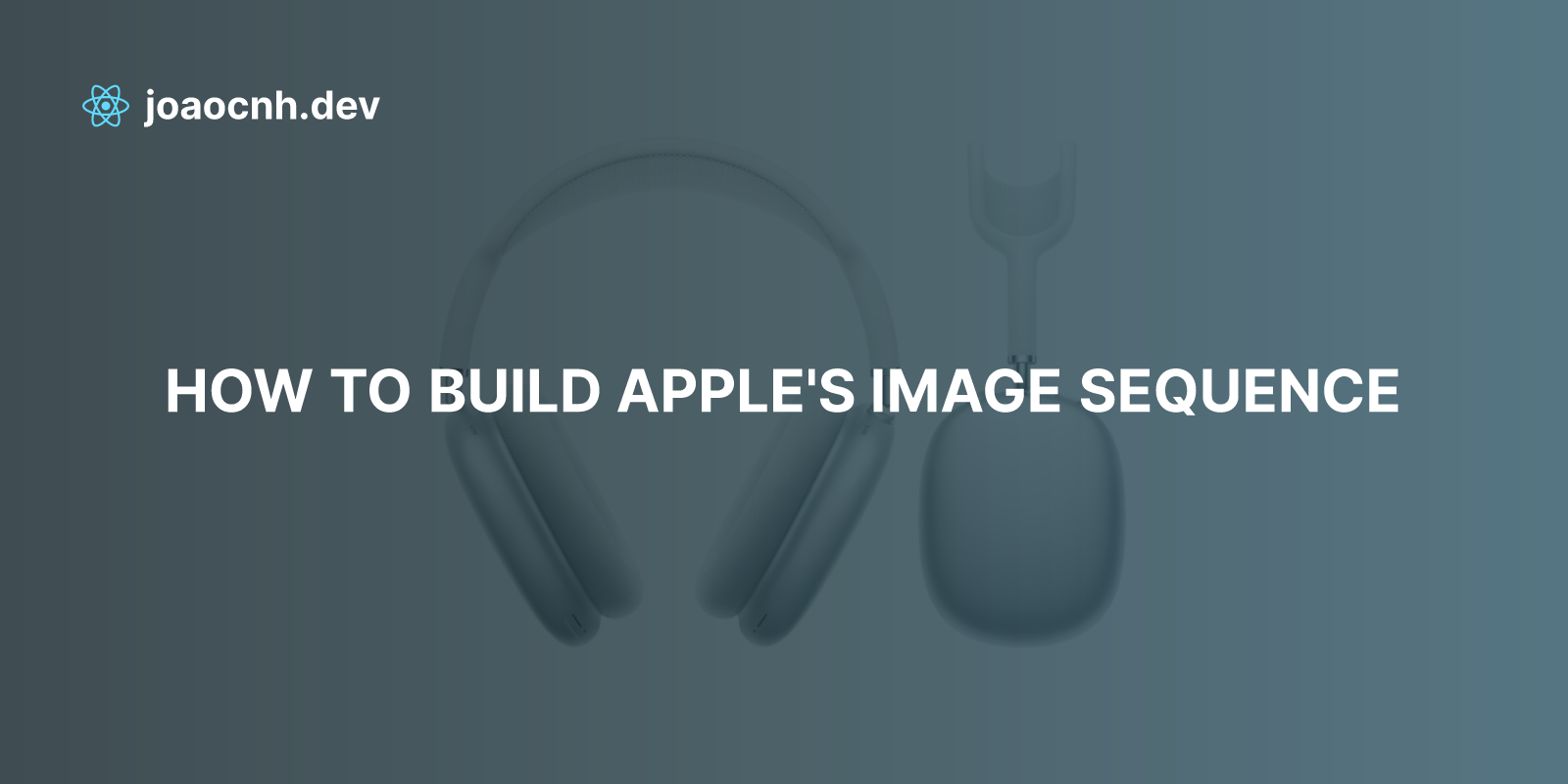 How to build Apple's image sequence João Cunha